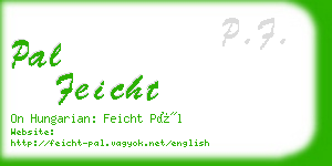 pal feicht business card